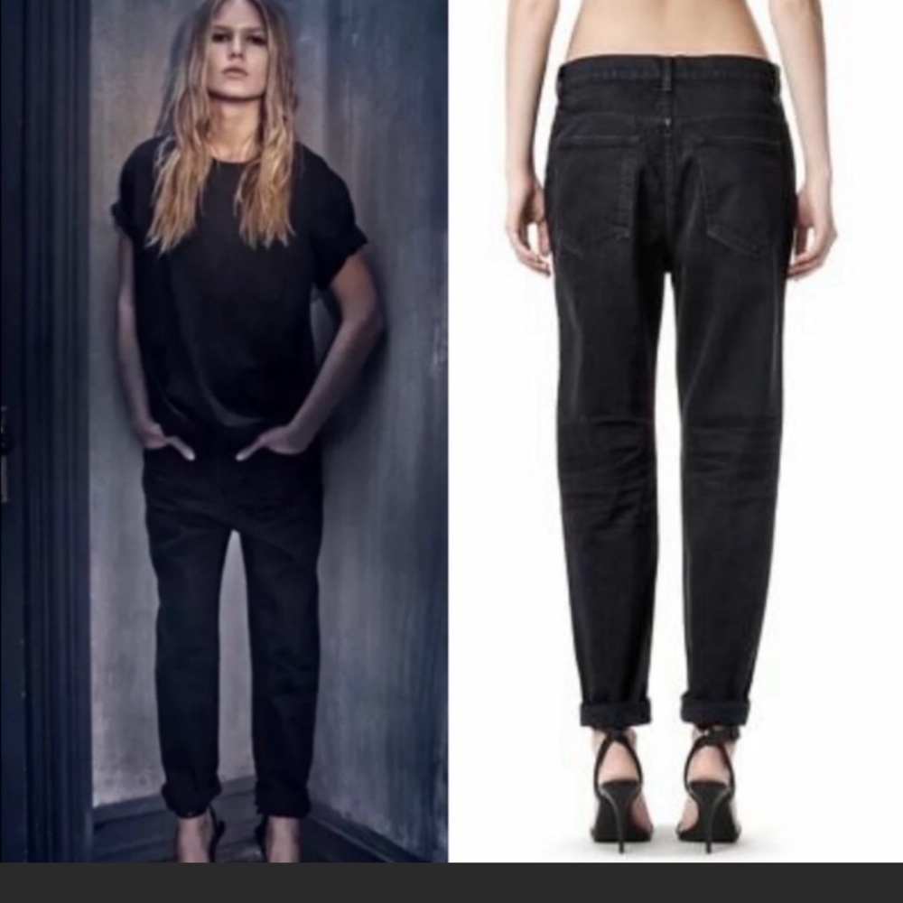 Alexander wang boy fit black jeans size 25